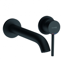 Смеситель для раковины Kludi Bozz, внешняя часть, черный матовый, 23 см, 382453976