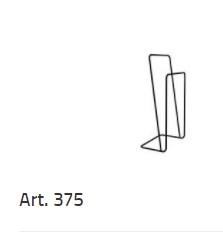 Напольный двойной полотенцедержатель BERTOCCI, Moon 35х23х70, белый матовый, 147 0375 0200