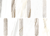 Stellaris Ivory Mosaico Argan Lux 36.8х26.9 мозайка Italon