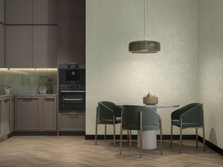 KM8101 Обои виниловые на флизелиновой основе Дамаск мотив, белый Kerama Marazzi