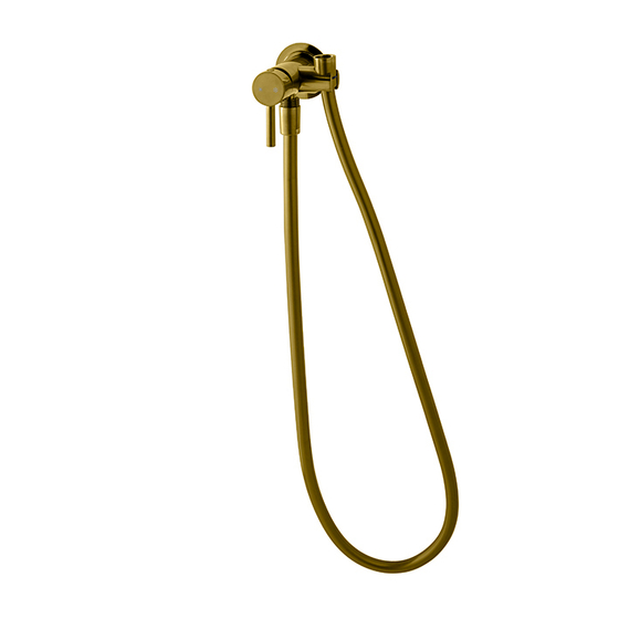 100344888 Noken Наружная часть смесителя для гигиенического душа, матовое золото, для 100344880