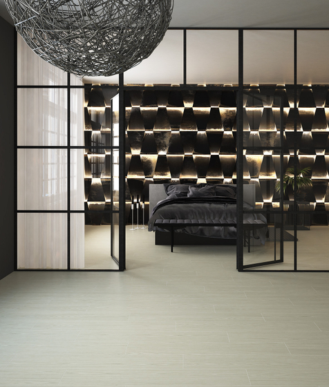 Lookback Black Lappato керамогранит Land Porcelanico 44.63x89.46