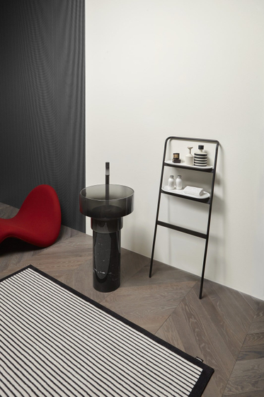 Полотенцедержатель-лестница AL MrWol h=1410мм Matt black/Matt black (MWCOLORSSFNO+MWCOLORSFFNO+MW48)