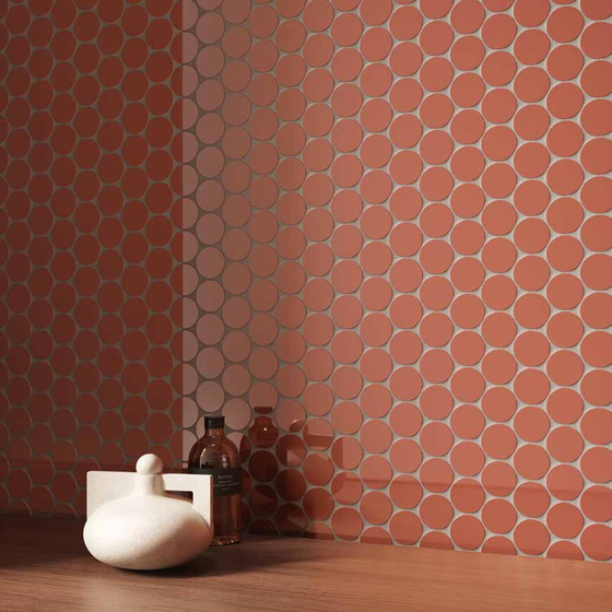 Eternum Glass Coral  Mosaico Lounge 26,2x30,2 мозайка Italon