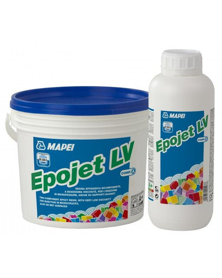 Epojet LV, 4кг - Эпоксидный клей для склеивания трещин (комп. А-3,2кг/комп. В-0,8кг)