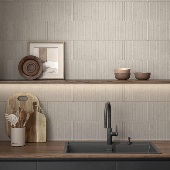 7257 Скарпа серый светлый матовый структура Kerama Marazzi 20x50