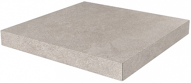 DD600320R/GCA Ступень угловая клееная Про Стоун серый светлый обрезной Kerama Marazzi 33x33