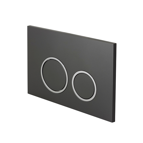 100290180 Клавиша Noken I-Comfort Rondo,черная/хром для 100289924