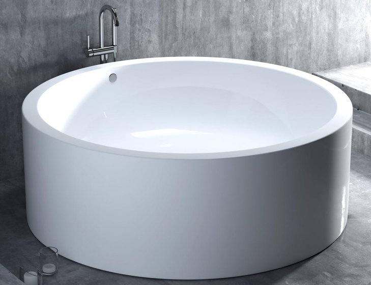 Ванна отдельностоящая Salini Isola, Sapirit, 2000x2000x710, круглая, белый глянец, 101111G