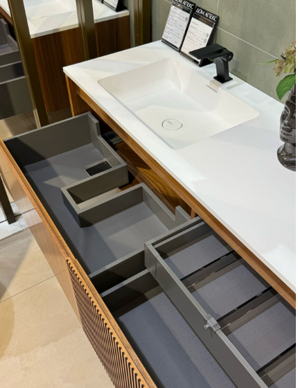 Комплект мебели Salini Domino, 140 см, шпон Американский орех, Onda Plus + внутренние разделители