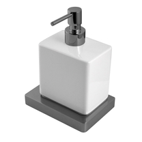 Дозатор жидкого мыла Noken Lounge, титан, 100213386