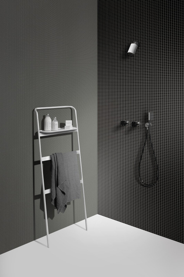 Полотенцедержатель-лестница AL MrWol h=1410мм Matt black/Matt black (MWCOLORSSFNO+MWCOLORSFFNO+MW48)