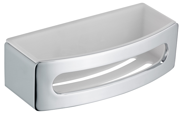 11658 010000 Keuco Elegance Корзинка для душа, хром/белый