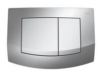 9240254 TECE Ambia Панель смыва для унитаза, материал пластик, цвет панели хром глянцевый, цвет клавиш хром матовый