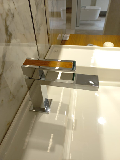 100038701 Noken Irta Смеситель для раковины, Хром, вставка Iroco