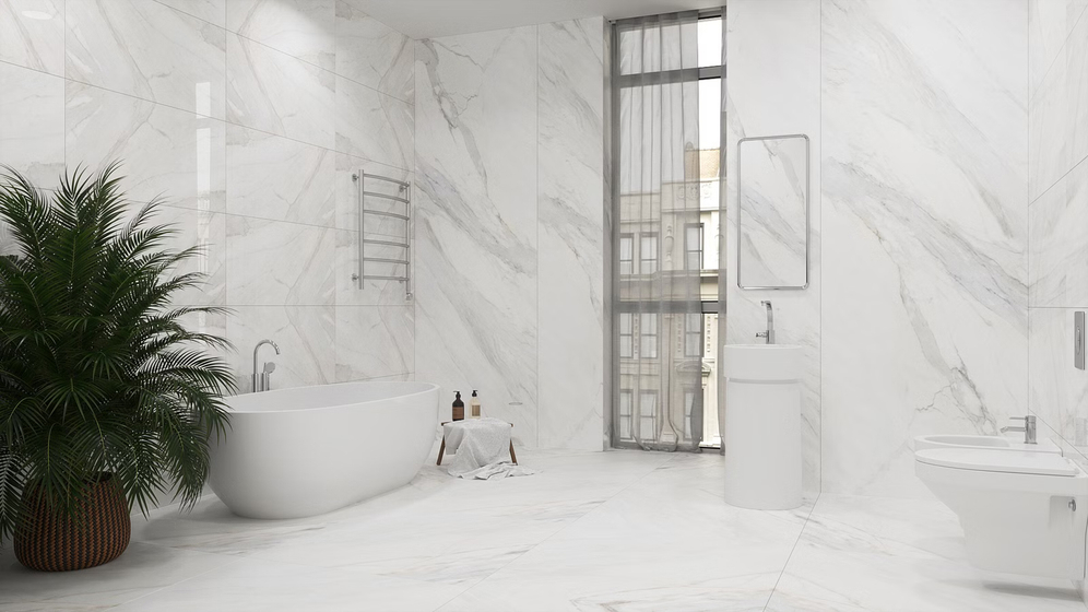 Calacata Mix Nat. 3.5 mm керамогранит Coverlam 120х260