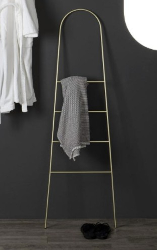 Напольный двойной полотенцедержатель BERTOCCI, Moon  28.5х109, черный матовый, 147 0365