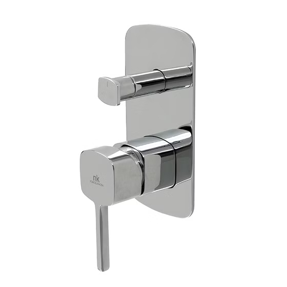 100140130 Noken NK Concept Наружняя часть встроенного смесителя для ванны/душа, хром