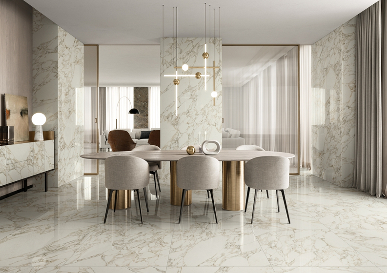 Charme Deluxe Arabescato White Cerato керамогранит Italon 60x120