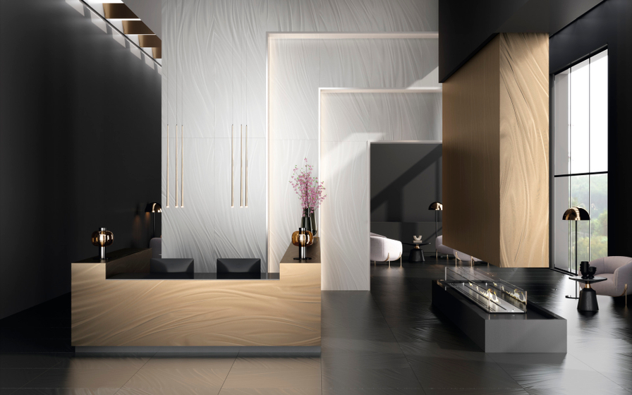 Luce Gold 6 mm керамогранит Maxfine 100х300