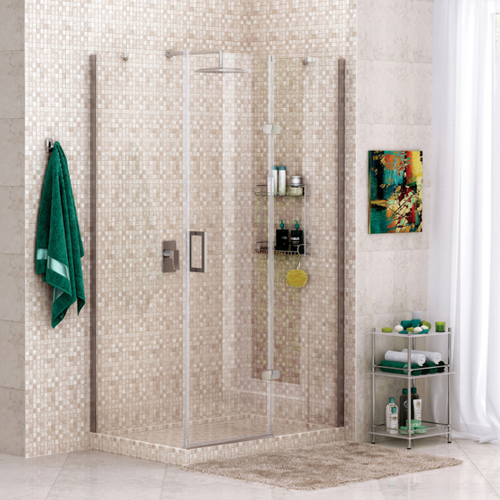 Душевой угол Wasserkraft Aller 10H07R, 1200x900x2000 мм, 8мм, WasserSchutz, серебристый профиль