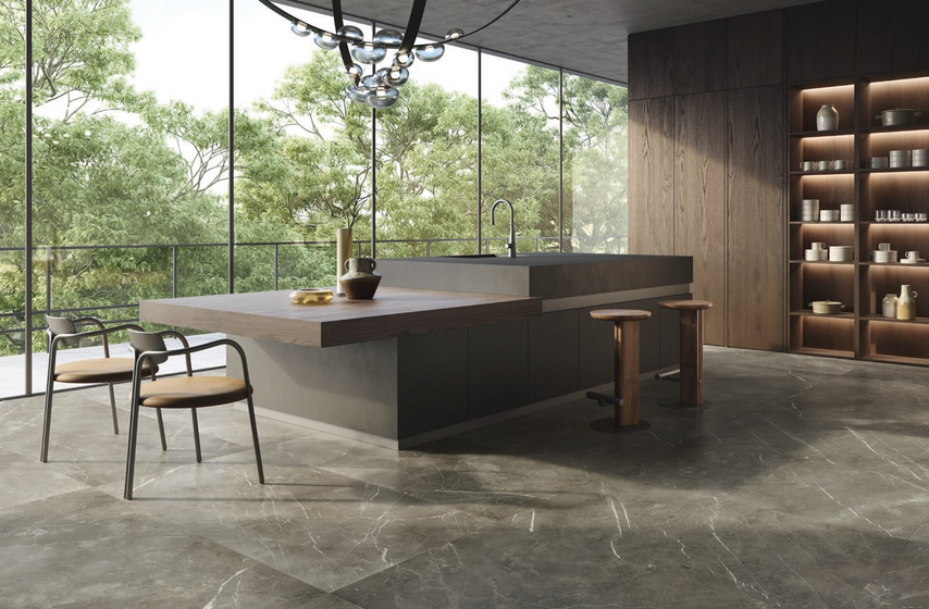 Stellaris Tuscania Grey Nat керамогранит Italon 60x120