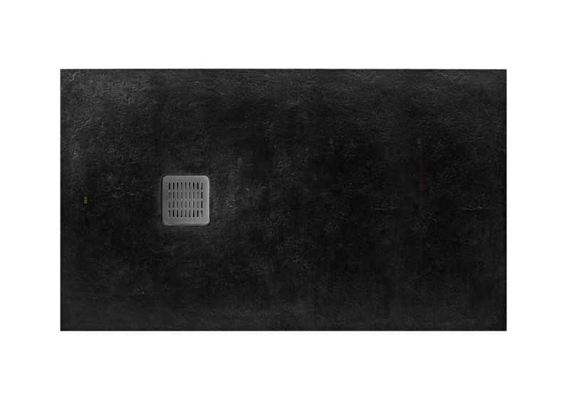 Душевой поддон Roca TERRAN, черный, 120x90x2,8 см, с сифоном, AP1014B038401400