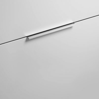 Тумба с керамической раковиной Burgbad Eqio Slim, 92 см, Белый глянец F2009, (SHBT092), Ручки хром