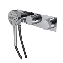 100184779 Noken Tono Наружная часть термостата с подводом воды и магнитным держателем, хром