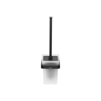 Держатель для туалетной щётки Ravak 10° black, TD 410.20, черный, стекло, X07P566
