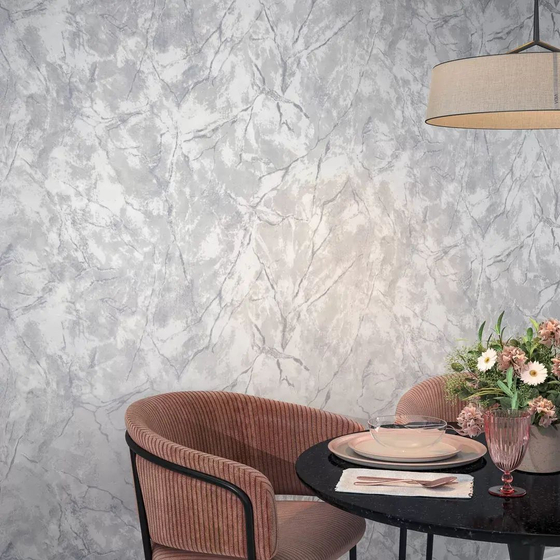 KM8004 Обои виниловые Венето база универсальная 1, серый Kerama Marazzi