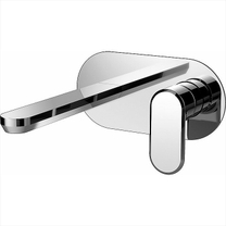 LV00551021 Смес для раковины из стены, излив 200мм, внешняя часть, хром, CISAL, LineaViva