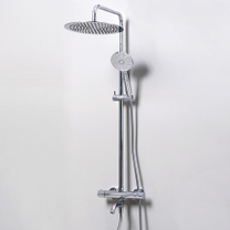 A18801 Thermo Душевой комплект с термостатическим смесителем, излив, хром