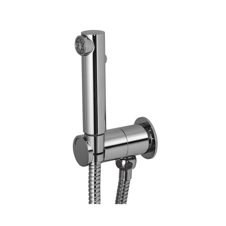 100215361 Noken Round Комплект гигиенического душа (душ + шланг + запорный вентиль), хром