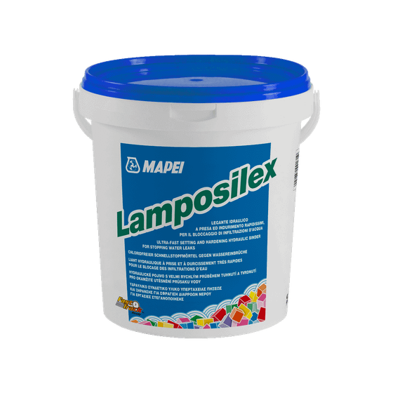 Lamposilex, 5кг - Гидравлическое вяжущее сверхбыстрого схватывания для остановки водопритока
