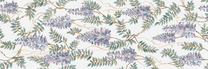 14016R/3F Монфорте декор Глициния обрезной Kerama Marazzi 40x120