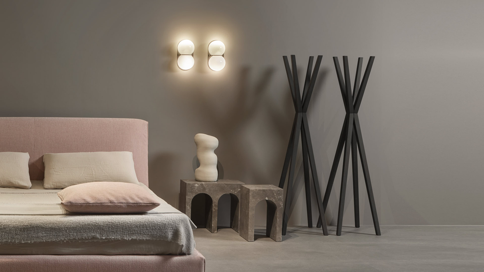 Вешалка Antonio Lupi Extro, h=1600 мм, дуб Rovere Grigio