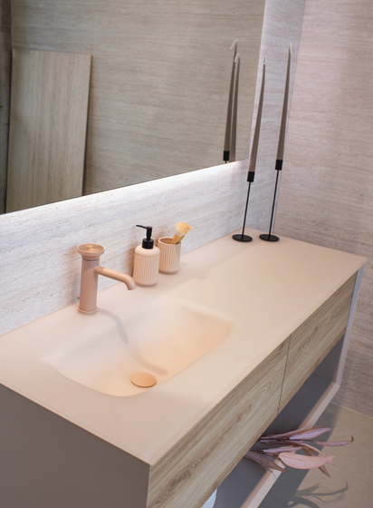 Тумба Oasis Smartcode1394x540x510 мм Opaco Lino/Natural Oak