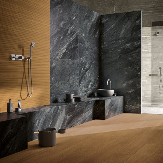 Skyfall Nero Smeraldo керамогранит Italon 60x120
