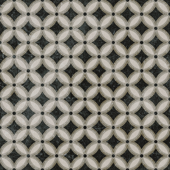 VT/A295/SG1544N Декор Фреджио 2  черно-белый Kerama Marazzi 20x20