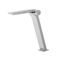 100272341 Noken Oxo Смеситель для раковины высокий, без донного клапана, 280 мм, хром