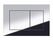 9240401 TECE Now Панель смыва для системы двойного смыва, материал пластик, цвет панели хром глянцевый