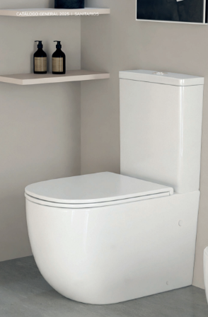 Унитаз напольный с бачком Aquore Genove (620х390х825) белый, торнадо смыв 00334/00359