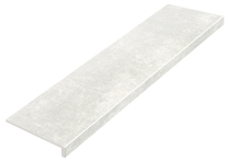 Ступень LUX Граните Стоун Цемент Белый SR Структурная 32х120