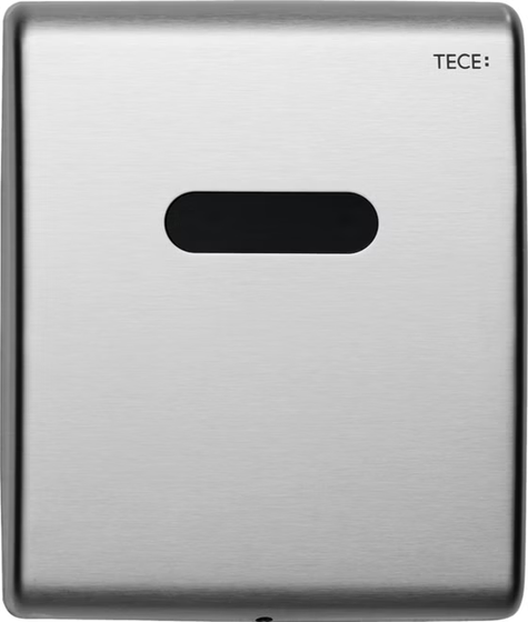 9242350 TECE Panus Электронная панель смыва для писсуара, питание от батареи 6 В, металл, нержавеющая сталь, сатин