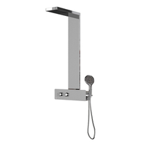 100333800 Душевая панель с термостатом Noken New Oxo, хром