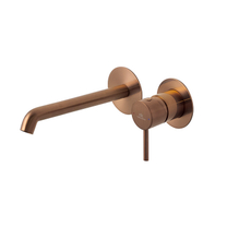 100345145 Noken Round Наружная часть встроенного смесителя для раковины, брашированная медь