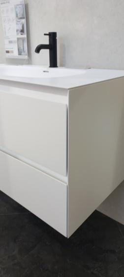 Тумба с раковиной Verona Shape 90 см, M05 Белый матовый