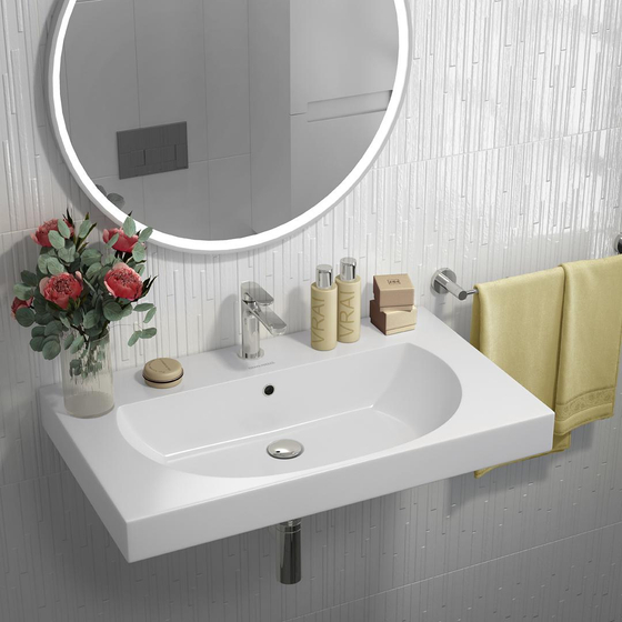 60176 Бьянка белый глянцевый полоски Kerama Marazzi 20х60