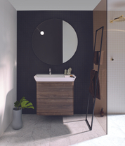 Тумба Burgbad Iveo 1000*492*721 с раковиной SFEN100, каштановый трюфель(F2748/K0421)